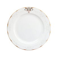 Assiette en Porcelaine Fine de Chine pour Restaurant et Hôtel, Assiette de Dîner en Porcelaine Fine