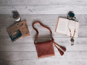 Sac bandoulière en cuir souple pour femme, sac à main fait main, pochette, petit sac bandoulière, cadeau pour femme - Product Image 1