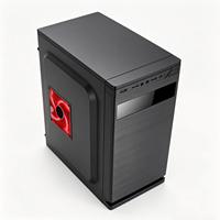 Boîtier d'ordinateur Meway Gaming Micro ATX, 7 emplacements PCI, prend en charge 2 HDD, 2 SSD, installation multi-ventilateurs, tour de bureau, en stock