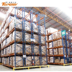De almacenamiento de almacén de recubrimiento en polvo de doble profundo selectiva estante de la plataforma - Product Image 1