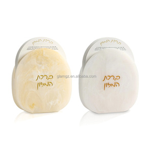 Luxury Marble Pattern Lucite Holder Hebrew Prayer <strong>Cards</strong> Elegant Clear Acrylic Judaica <strong>Table</strong> Blessing Religious Gift Bencher Set - Product Image 4