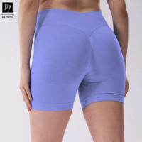 Nouveaux shorts de sport pour femmes en nylon et élasthanne, sans couture, personnalisés, de haute qualité, avec effet sculptant, pour l'entraînement, la remise en forme, la gym et le yoga