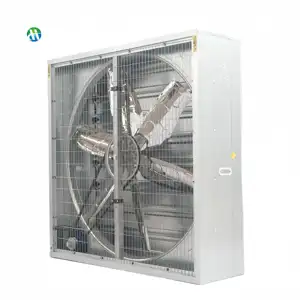 50" 1.1kw Popular Cheaper Large Airflow Square Industrial Broiler Chicken House Poultry Farm Wall Exhaust Fan