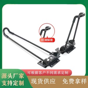 Furniture Leg Carbon Steel Black <b>Paint</b> Heavy Duty Industrial Table Support 720mm Length - Product Image 5