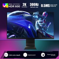 Monitor para Juegos de 27 Pulgadas, 2K, 240Hz, HDR600, con Tiempo de Respuesta de 1ms y Panel FAST-IPS