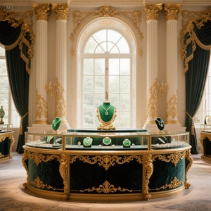 Vitrine rotative moderne en acrylique transparent, verrouillable, <span class=keywords><strong>2</strong></span> étagères, tour à bijoux pour vitrine - Product Image 4