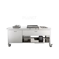Cuisine d'extérieur modulaire, grilles portables, module en acier inoxydable, barbecue, armoire de cuisine en acier inoxydable, jardin, résistant aux intempéries