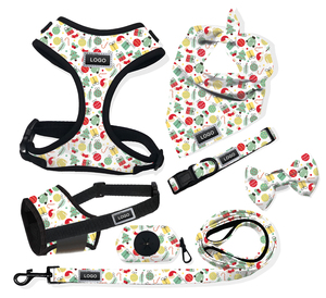 Arnés personalizable de nailon para perros, arnés de mochila de Bondage pequeño XS acolchado sólido para perros ciegos, arnés personalizable de cáñamo para perros - Product Image 6