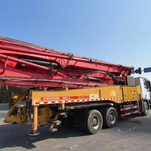 Pompe à béton mobile diesel SANY 50m avec châssis Benz, flèche à 5 sections, moteur haute efficacité pour la construction - Product Image 5