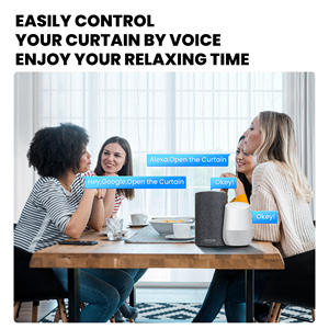 GIRIER Tuyaスマートライフ1/<span class=keywords><strong>2</strong></span>ギャングジグビーカーテンスイッチモジュールAlexa Hey Google Smart Blindスイッチ - Product Image 3