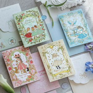 Ensemble de cartes de vœux créatives et écologiques, série Tea Party, avec motifs dorés et motifs <span class=keywords><strong>d</strong></span>'explosion, pour messages <span class=keywords><strong>d</strong></span>'<span class=keywords><strong>anniversaire</strong></span>, de vœux, de Saint-Valentin et de Noël - Product Image 6