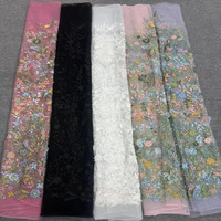 Blouses respirantes directes d'usine pour femmes nouveau tissu de dentelle brodée colorée robes de soirée Qipao toutes les couleurs Textiles de maison