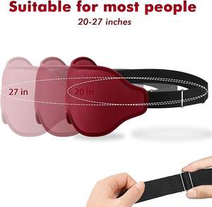 Masque de sommeil 3D profilé et bandeau doux confortable pour les yeux masque de sommeil de <span class=keywords><strong>nuit</strong></span> pour bloquer <span class=keywords><strong>la</strong></span> lumière - Product Image 3