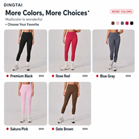 Ensemble de sport 2 pièces sans coutures pour femme, taille haute, dos nu, effet push-up, pour gym, fitness et yoga