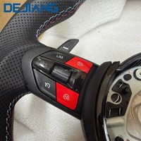 Volant de voiture entièrement en cuir pour BMW F30 F31 F32 F33 F10 F11 F12 F21 F22 F15 F16 F45F01 F02, fond plat, M-Sport, Plug and Play