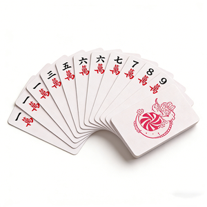 Cartes de jeu de Mahjong personnalisées 2,5 x <span class=keywords><strong>4</strong></span> pouces avec motifs – Cartes de tuiles de Mahjong pour le jeu - Product Image 3