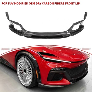 ลิ้นหน้าคาร์บอนไฟเบอร์แบบแห้งสไตล์ OEM สำหรับ Ferrari FUV Purosangue ของแท้แบบ Pre-Preg ชุดแต่งสปอยเลอร์หน้า ปรับปรุงแอโรไดนามิก ขายส่ง - Product Image 4