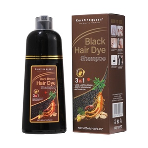 Tinte Permanente para el Cabello KERATINE QUEEN, Crema de Ginseng Natural de Grado Premium para Uso Familiar y Profesional - Product Image 6