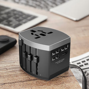 DongYi Worldplug 2026 CE/FCC Multi Plug PD Power Adaptor International Worldwide Universal Travel <b>Charger</b> <b>Adapter</b> with Type C - Product Image 4