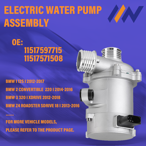 Pompe à Eau de Refroidissement Moteur Automobile Qualité OEM 11517597715 pour BMW X3 <span class=keywords><strong>X4</strong></span> X5 (Réf. 11517571508) - Product Image 2