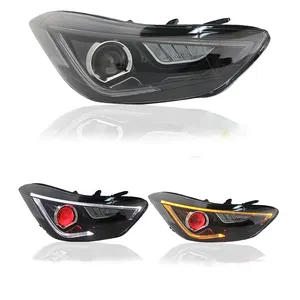 For Hyundai Avante i35 Elantra LED Headlights With Projector Lens 2012-2018 Years YZ