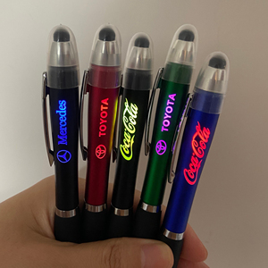 Penne Promozionali in Plastica All'Ingrosso, Doppia Funzione, Incisione Laser Personalizzata <span class=keywords><strong>per</strong></span> Eventi Aziendali, Ordini all'Ingrosso - Product Image 1