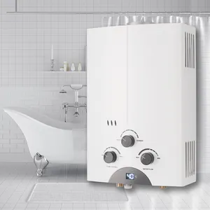 Vente en gros de geyser à gaz sans réservoir pour la maison 6-10L chaudière naturelle chauffe-eau instantanés à gaz GPL de haute qualité