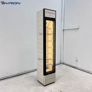 Refrigerador de bebidas de enfriamiento directo y aire combinado de diseño delgado | Puertas de vidrio de alta eficiencia para tiendas de conveniencia - Product Image 6