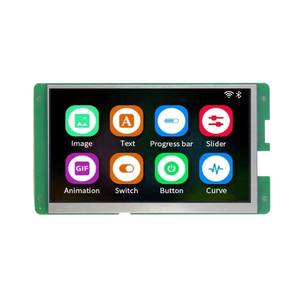 Pantalla TFT UART de 7 pulgadas y 800x480, configuración de script de bajo consumo de energía HD, pantalla TFT en serie con toque capacitivo/resistivo - Product Image 3