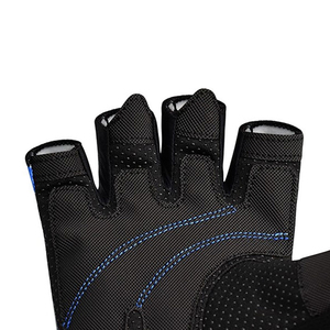 Unique Design Leather <b>Weight</b> Lifting Gym <b>Gloves</b> with Adjustable Wrist Strap & Non-Slip Customizable Sizes & Logo for Men Women - Product Image 4