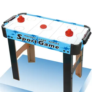 Multifunctional Kids Indoor Wood Ice Hockey Board Games Amusement Home Party Mini Air Hockey Table Game