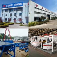 Mezcladora de Concreto Eléctrica Comercial Portátil, de Venta Caliente, con Control PLC, 1 Año de Garantía, Monitoreo Remoto, Alta Calidad