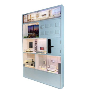 La scatola dimostrativa del Cabinet per la casa intelligente funziona con l'assistente Alexa/<span class=keywords><strong>Google</strong></span>, con musica di sottofondo di personalizzazione completa - Product Image 1
