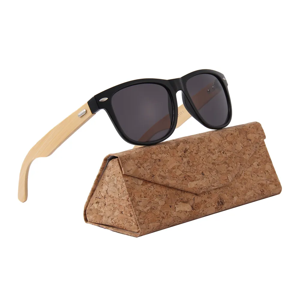 Luoconchen — lunettes de soleil en bambou, personnalisés, bon marché, miroir, UV400 en bois sauvage, vente en gros
