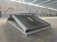 Maison conteneur préfabriquée sur mesure à structure pliante en Z et X, design moderne, module pour petit bureau, dortoir ou poste de garde