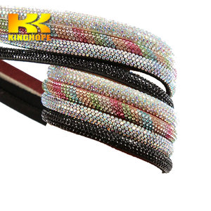 Tiras De Strass Cinta De Diamantes Tiras De Cristales Brillantes 6mm <strong>Y</strong> 8mm for Lady Sandals Upper Decoration - Product Image 4