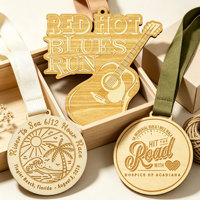 Fabricant de trophées en bois, vente en gros de médailles personnalisées en bois