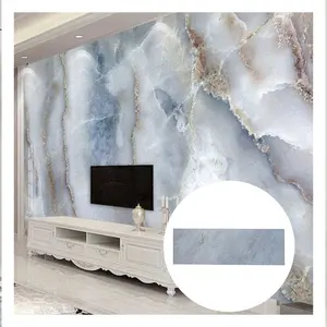 Vente en gros feuille UV de meilleure qualité feuille de marbre PVC impression 3D panneaux de marbre PVC