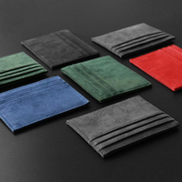 Porte-cartes d'identité de haute qualité, étui pour cartes de crédit de luxe, cuir PU, porte-cartes ultra-mince