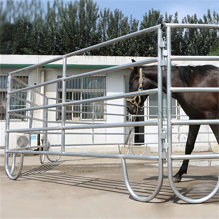 12ft xách tay Heavy Duty mạ kẽm kim loại vòng bút gia súc corral chăn nuôi trang trại ngựa sân hàng rào tấm