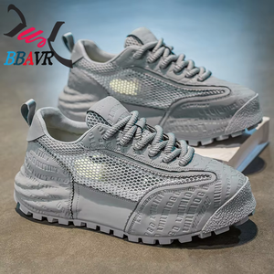 Zapatillas Deportivas de Malla para Hombre, con Suela Gruesa para Aumentar la Altura, Antideslizantes, Resistentes al Desgaste, Cómodas y con Suela Blanda, para Primavera - Product Image 2