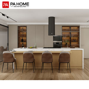 PA 2025 Tendances Moderne Villa Hôtel Cuisine Garde-Manger Armoire Avec Système De Levage Porte En Verre Et Finition En Métal - Product Image 2
