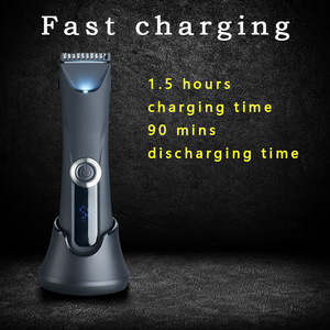 Coupeur en céramique rechargeable par USB <span class=keywords><strong>Tondeuse</strong></span> à cheveux électrique sans fil étanche pour hommes - Product Image 2