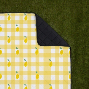 Waterproof Picnic Blanket with Storage Foldable, Quilted Custom Print Beach Mat Outdoor Family Blanket with Carry Handle - Product Image 4