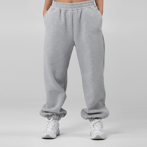 Pantalon de jogging en coton et polyester confortable pour femme Pantalon de survêtement d'hiver surdimensionné en éponge française lourd - Product Image 2