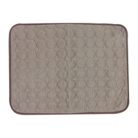 Nouveau tapis rafraîchissant pour chien d'été avec motif de cercles matelassés, forme rectangulaire, lit pour chien PP05, articles pour animaux de compagnie, tapis rafraîchissant pour chien