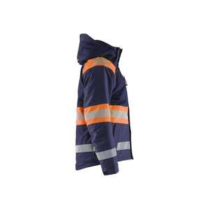 BLAKLADER - 448019778953M <b>Hi</b>-<b>Vis</b> winter jacket Navy blue/<b>Orange</b> - EAN 7330509855751 <b>HI</b>-<b>VIS</b> WORKWEAR - Product Image 4