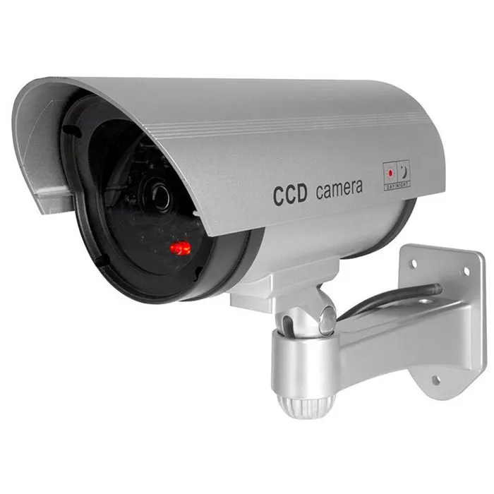 CCTV di sicurezza falso Esterna del CCD della macchina fotografica Fittizia falsa Telecamera di Sicurezza impermeabile di IR Senza Fili Lampeggiante Lampeggiante