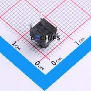 GT-TC116B-H080-L1 Tactile Switch Through hole Component (THT) Switch Single Pole Single Throw Round Button 2.5N Through Hole - Product Image 2