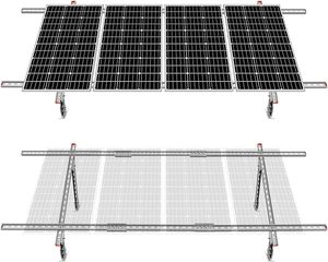 Sistema de Montaje <span class=keywords><strong>Solar</strong></span> Bifacial Vertical, Estructura de Acero Galvanizado en Caliente para Agricultura Fotovoltaica y Áreas de Alto <span class=keywords><strong>Albedo</strong></span> - Product Image 5